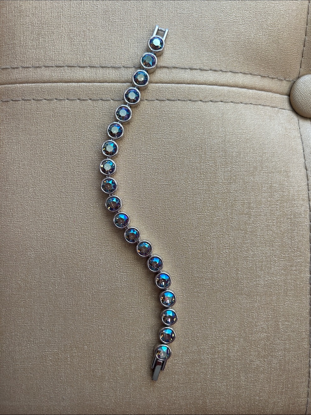 Touchstone Crystal by Swarovski Ice Bracelet- shimmery RETIRED PIECE
